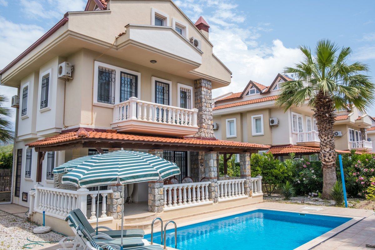 CLV404 TİNA Villa Calis plajı özel havuzlu villa